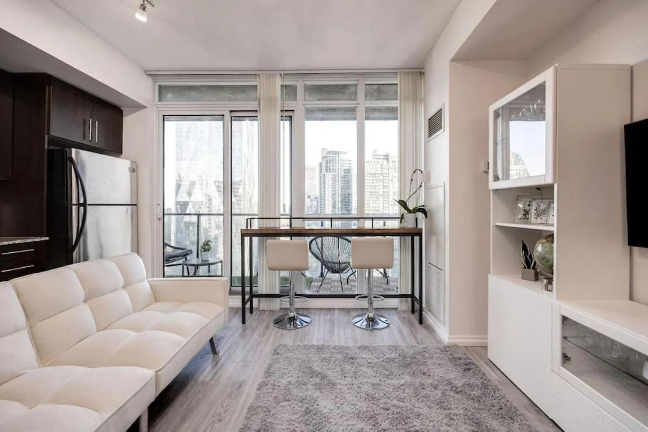 Cityscape 1Br Condo With Private Balcony Amd Wfh Setup Toronto Holiday home