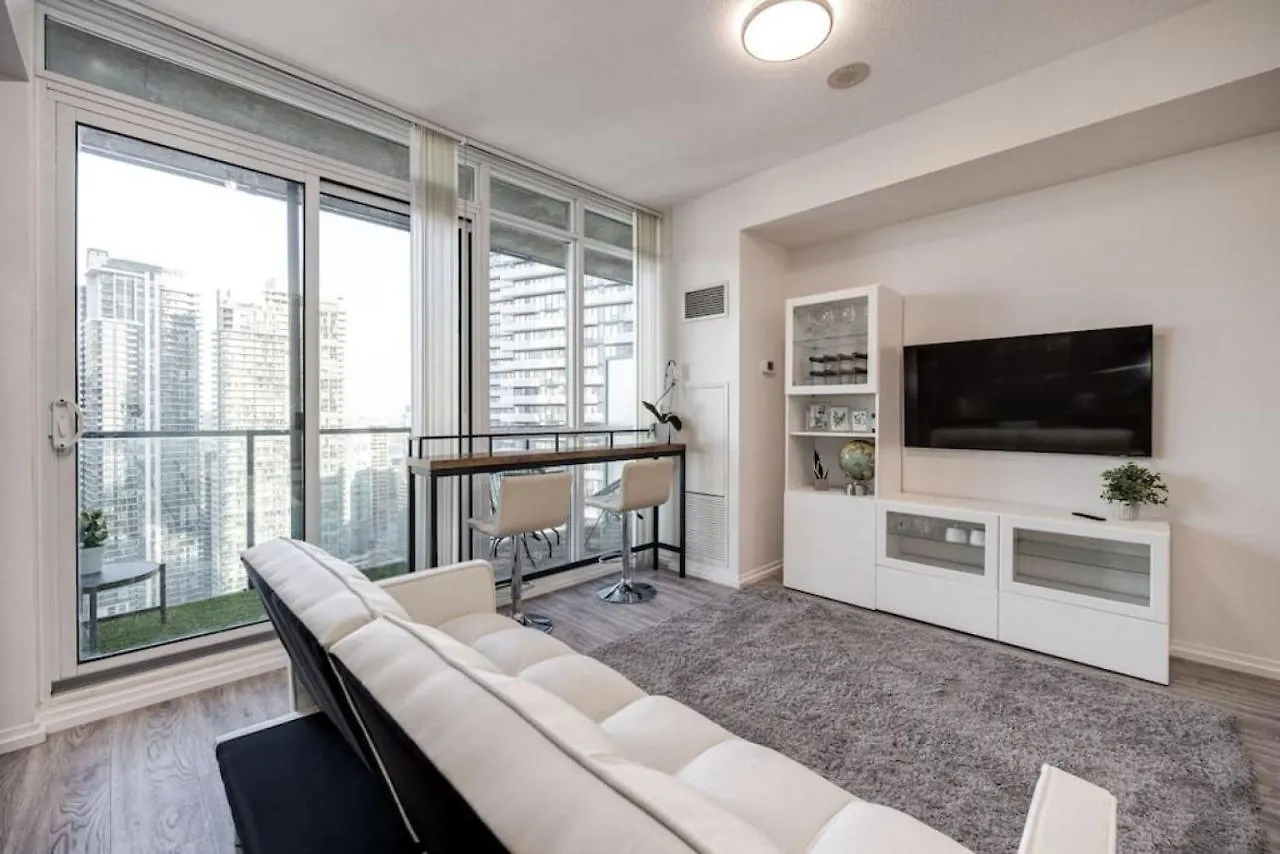 Cityscape 1Br Condo With Private Balcony Amd Wfh Setup Toronto 0*,  Canada